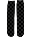 Black Check Socks