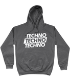 Techno White Hoodie