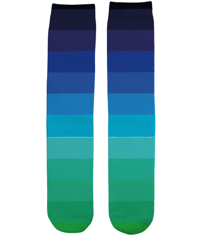 Blue Spectrum Socks
