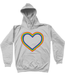 Rainbow Heart Kids Hoodie