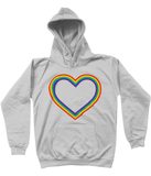 Rainbow Heart Kids Hoodie