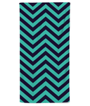 Mint Chevron Beach Towel