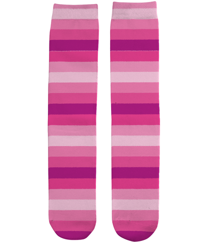 Unisex Subli Tube Socks Pink-Gradient-Socks