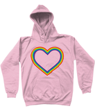 Rainbow Heart Kids Hoodie