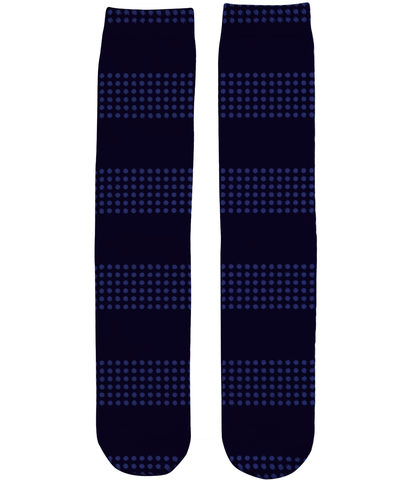 Navy Galvanise Sock