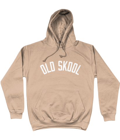 Old Skool White Ddent Hoodie