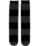 Black Grey Stripe Socks