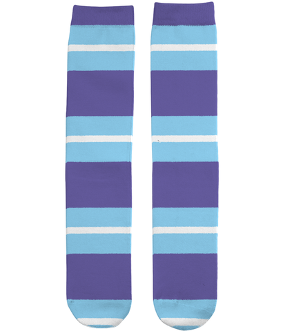 Unisex Subli Tube Socks Palma-Violette-Triple-Stripe-Socks