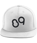 89 Black N White Rapper Cap
