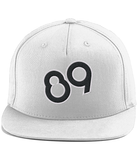 89 Black N White Rapper Cap