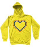 Rainbow Heart Kids Hoodie