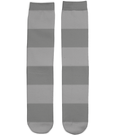 Mid Grey Stripe Socks