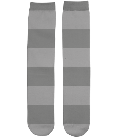 Mid Grey Stripe Socks