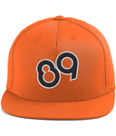 89 Black N White Rapper Cap