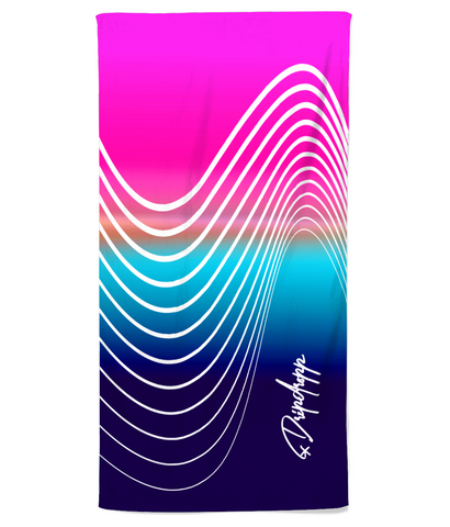 Ombre Dripdropp Two Beach Towel