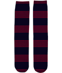 Red Navy Galvanise Socks