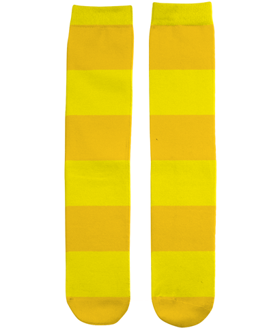 Orange Yellow Stripe Socks