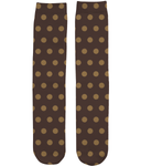 Brown Polka Dot Socks
