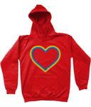 Rainbow Heart Kids Hoodie