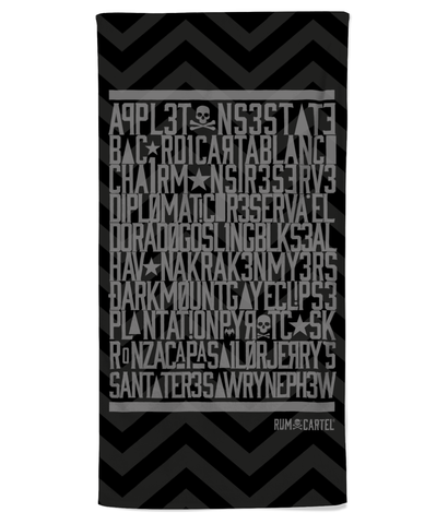 Rum Chevron Beach Towel