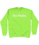 AWDis Sweatshirt Not-Guilty-Tshirt
