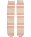 Peach Triple Stripe Socks